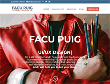 Tablet Screenshot of facupuig.com